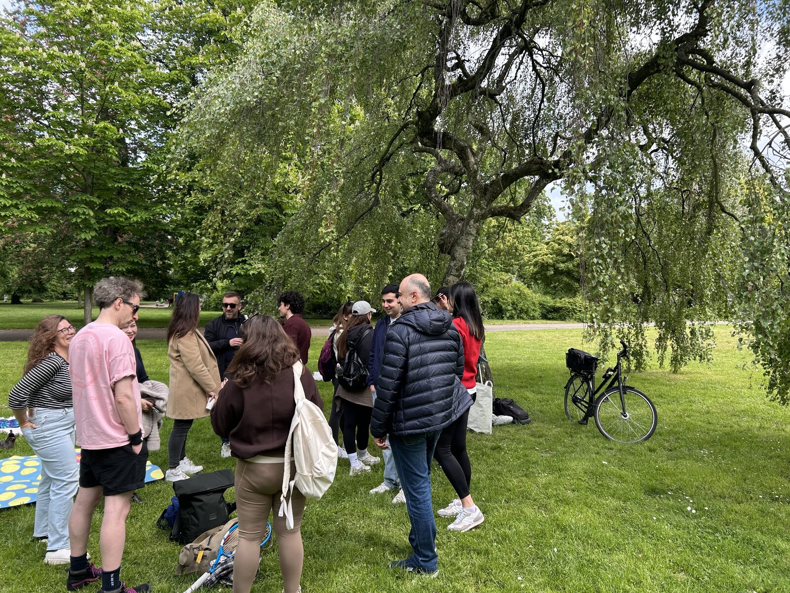 Leipzig International Tennis community meetup in the park